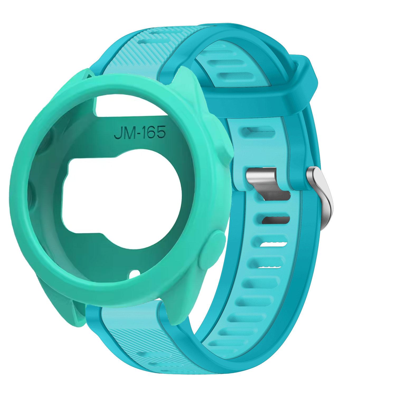 

Ремінець + Захисний Чохол-Оболонка для Смарт-Годинника Garmin Forerunner 165 М який Силіконовий Захисний Чохол для Екрану Аксесуари для Ремінця For Forerunner 165