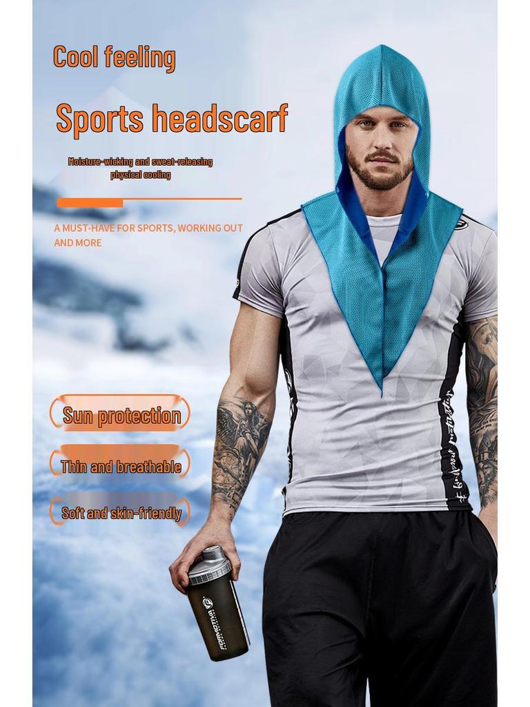 Quick-Dry Hooded Sun Protection Shawl for Hair-Exposed Activities