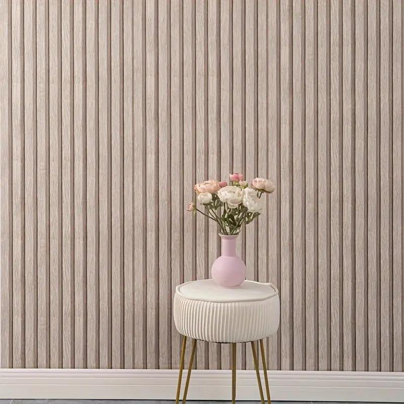 Grille Wallpaper Self-adhesive Wallpaper Wall Sticker Instant Peeling and Paste 3 Lengths to Choose from for TV Background, Bedr