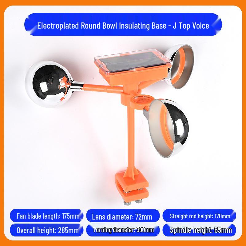 Solar-Powered Reflective Bird Repeller for Farms & Orchards