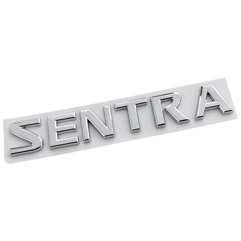 ABS Car Trunk Body Side Emblem Letter Rear Decal for  SENTRA Badge Auto Decoration Sticker Styling Exterior Accessories