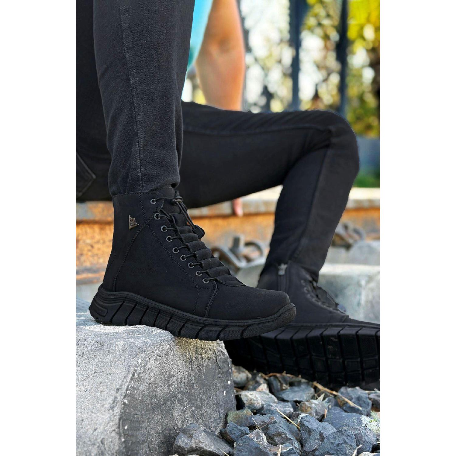 

Черные мужские ботинки на резинке 41 чёрный