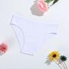 7pcs of Women's New Summer Cotton Belly and Hip Breathable Double Layer Low Waisted Briefs