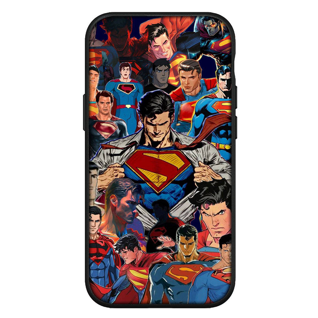 for Samsung Galaxy S25 S24 S23 iPhone 17 16 15 Xiaomi Redmi Note 14 13 12 11 Plus Pro Max A57 Case Kawaii Super Hero Supermans Man OPPO Huawei Cover