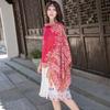 Women S Ethnic Jacquard Paisley Travel Scarf Thick Long Air Conditioning Shawl