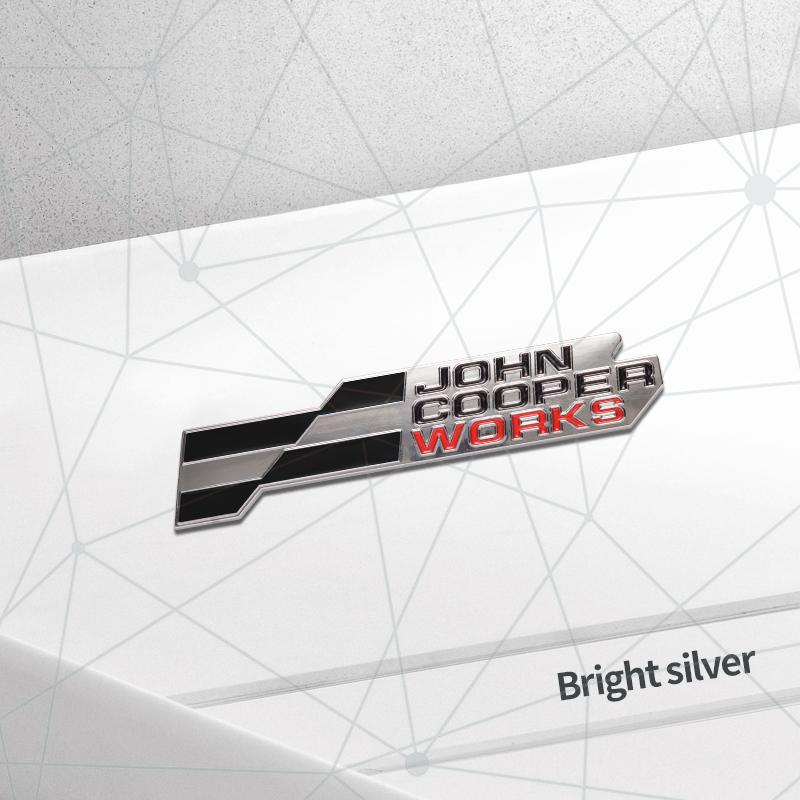3D Auto Metal 2025 JCW Grille Badge Car Rear Trunk Emblem Sticker Decor For Cooper S F66 F65 F67 Aceman Clubman U25 J01 J05
