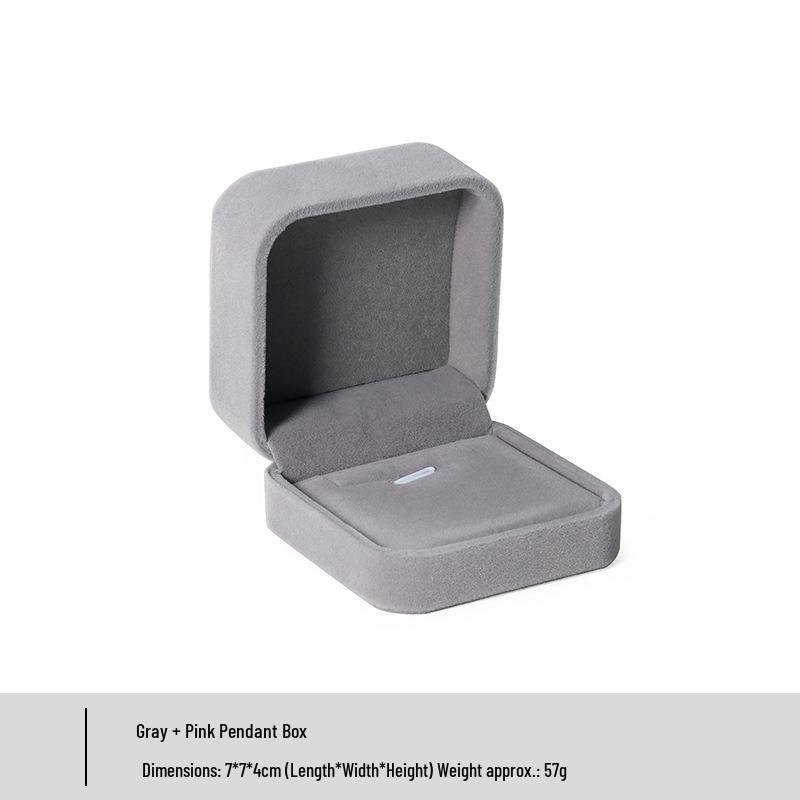 Velvet Jewelry Box for Rings, Necklaces, Earrings, Pendants, and Bracelets