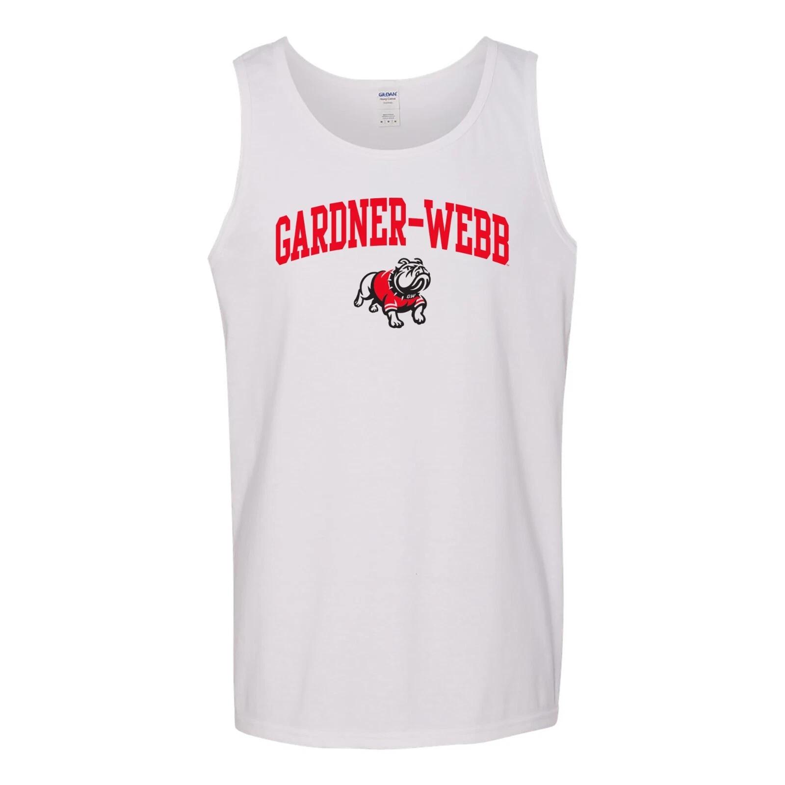 Gardner-Webb Bulldogs Arch Logo Tank Top - White XL