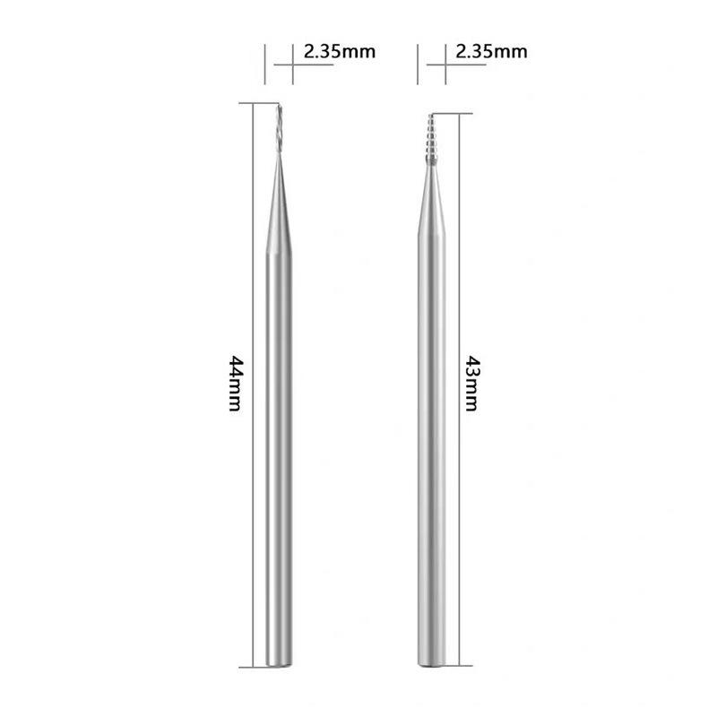1/2Pcs Alloy Sliding Thread Drill Bit For Removes Stripped Thread Screws For Cell Phone Bottom Reverse Out Damaged Screws Tools