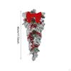Christmas Wreath Decorative Realistic Garland Front Door for Festival House Wall Window Xmas