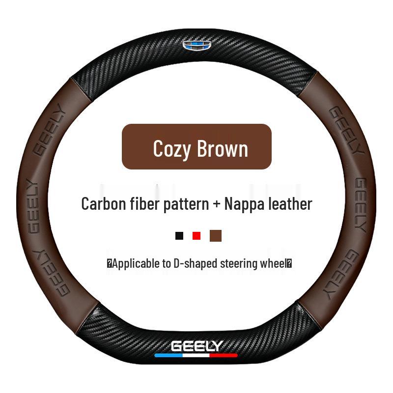 Flocking Steering Wheel Cover for Geely Emgrand GS, Xingrui, GL, Boyue X, Bin Yue, X6, Vision X3 PRO