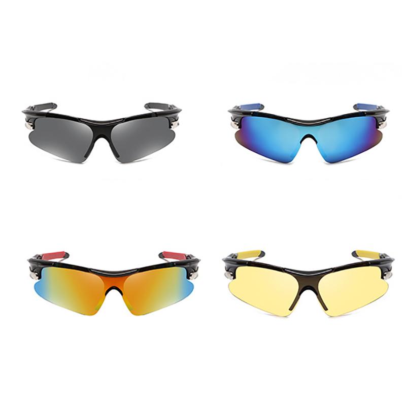 Cycling Glasses Sunglasses for Men Women Sport Riding Lens Outdoor Sunglasses Bicycle Windproof Night Vision Glasses Sport Eyewear