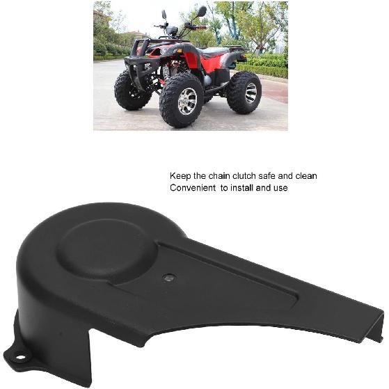 

Plastic Clutch Cover, Mini Bike Drive Chain Clutch Cover Replacement fits CC100X CT100U Trail, Mini Bike Chain Shroud Kit for Dirt Pit Pocket Mod