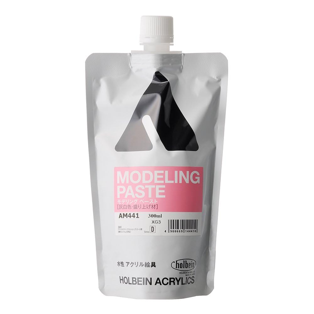 

Holbein Acrylic Medium AM441 Modeling Paste 300ml Light Gray 14441