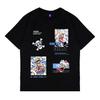 Anime Luffy Men's Cotton T-Shirt 2025 Summer New Retro Fashion Men's and Women's Streetwear