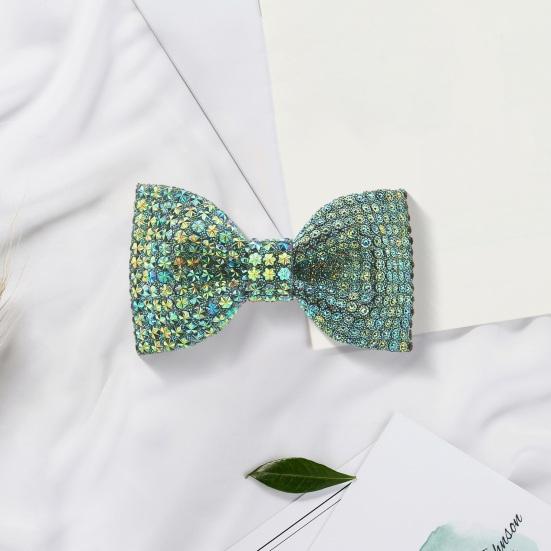 Herren Fliege Patchwork Farbe Glänzende Strass Elastische Seil Krawatte Anzug Dekoration Formelle Kleidung Hochzeit Party Zubehör