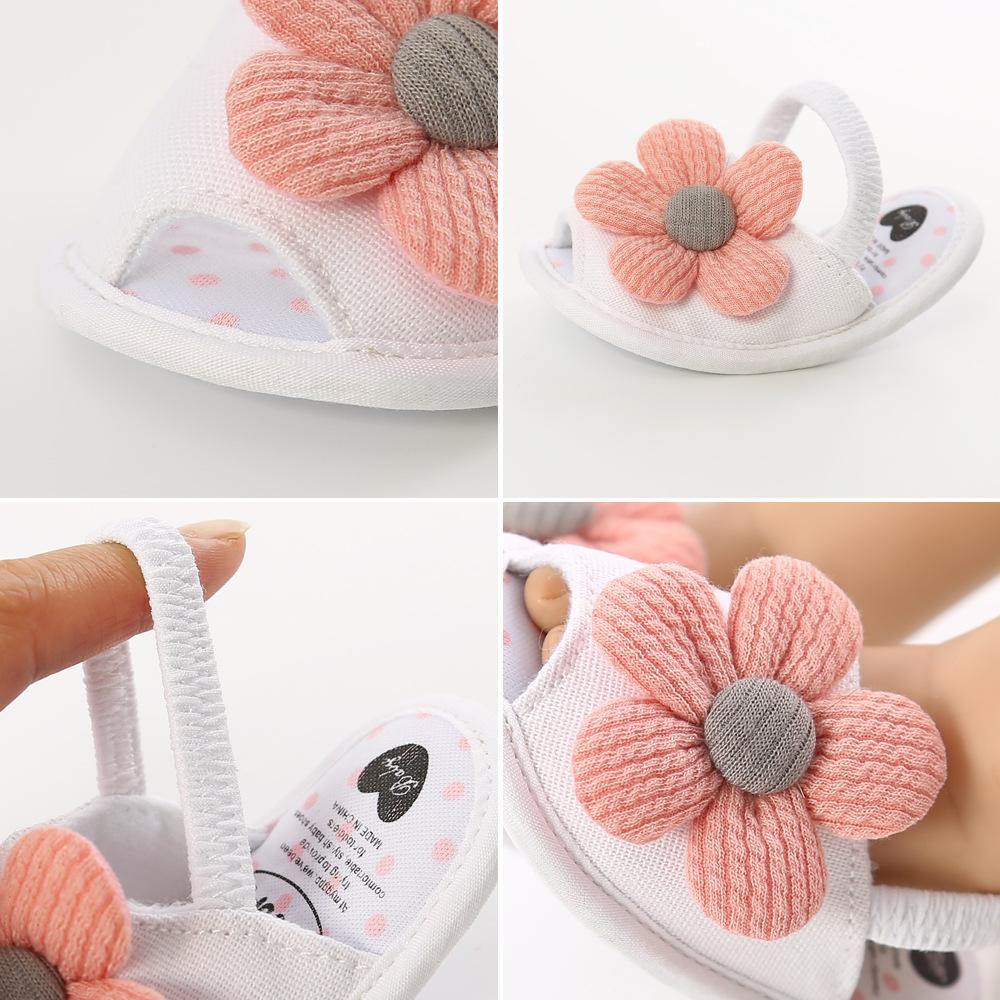 MYGGPP Sunflower Baby Princess Sandals Baby Sandals Female Small Princess Soft Bottom Summer New 0-12 Months