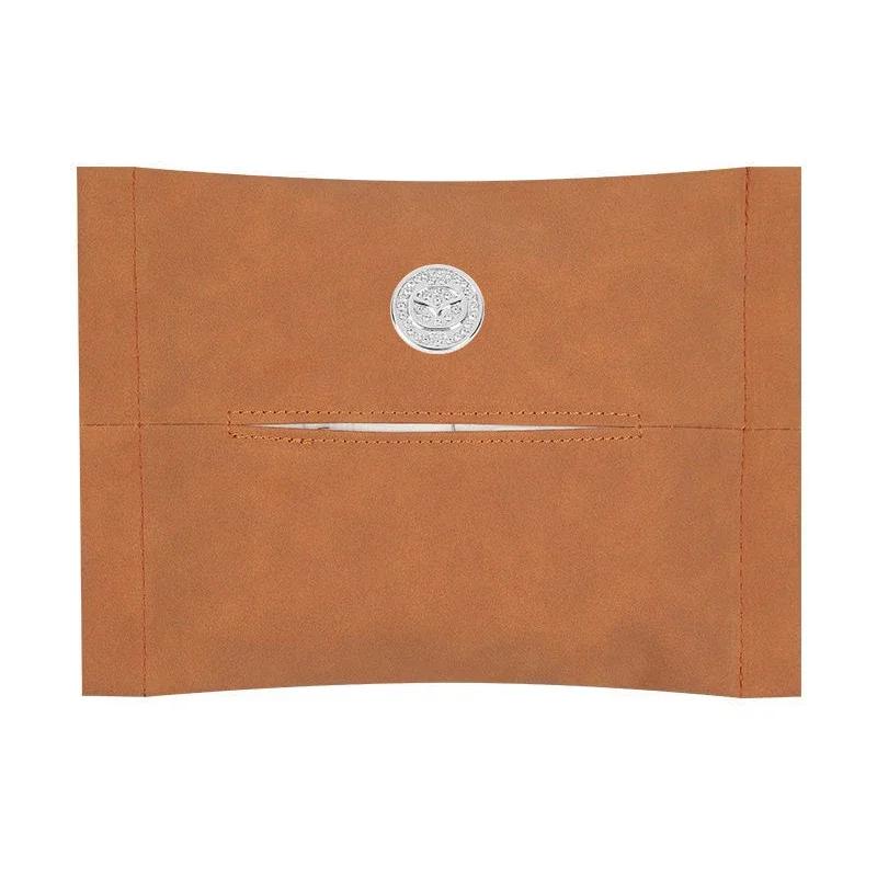 

2025 Hot Car Tissue Box for Mazda Emblem MX5 CX9 CX7 CX5 RX8 RX7 MX3 MX3 MX5 Atenza Axela Protege Speed Hanging Napkin Storage H коричневый
