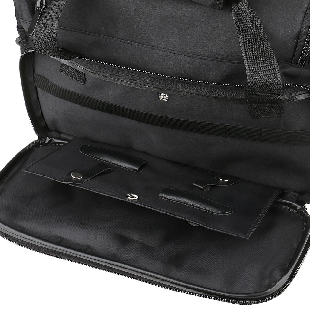 Salon Barber Hairdressing Styling Equipment Tools Bag Large Carry Case Duffle Travel Luggage for Hair Dryer/Combs/Brushes/Clips
