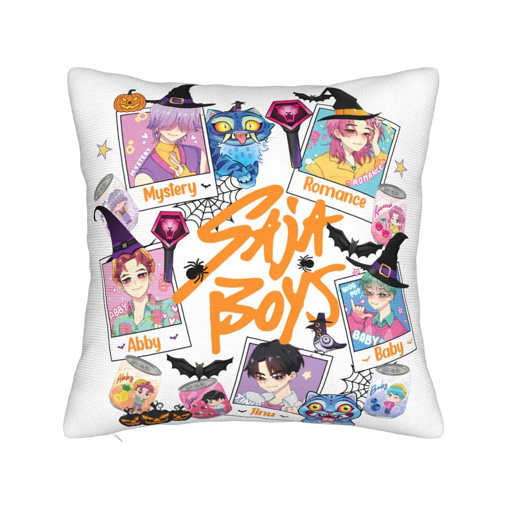 KPop Demon Hunters Huntrix Mira Witch Pillowcase Printing Polyester Cushion Cover Decorations Throw Pillow Case Cover Home