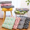 Universal Chair Cushion for Home Office Modern Stylish Cushion, Ultra Soft Square Geometric or Seat Pads with Anti-slip Bottom Plant Prints,