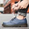 2025 Fashion Large Couple's Cowhide Casual Leather Shoes Trendy Shoes