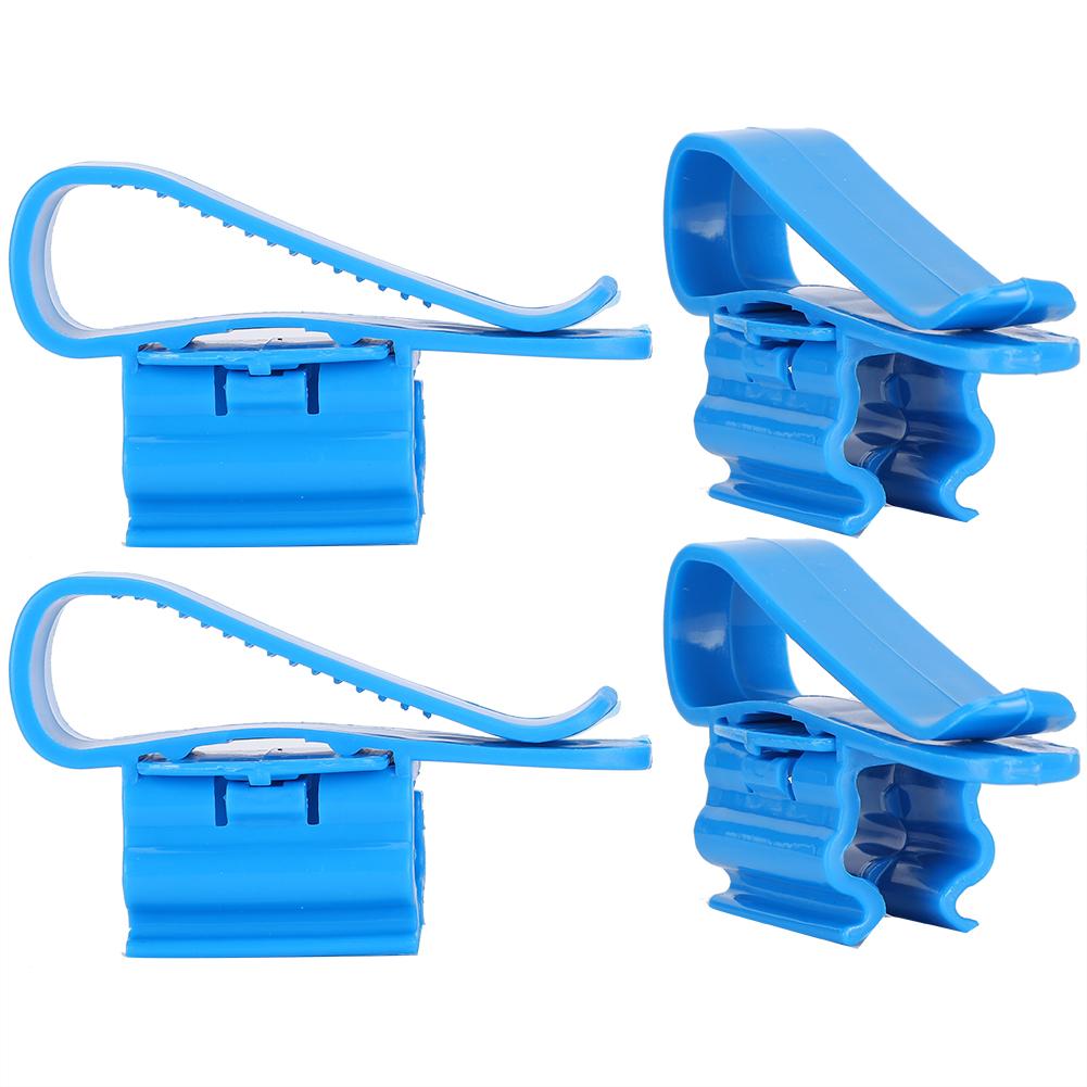 4pcs Water Pipe Fixed Clamp Multifunction Plastic Fish   Aquarium Hose Holder