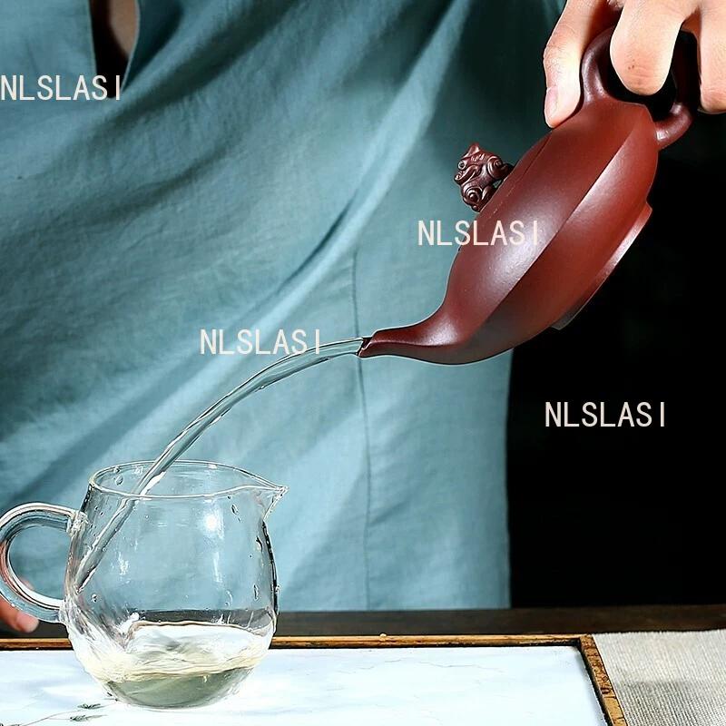 Earthenware Pot of Yixing Handmade Large Capacity Beast Teapot Kung Fu Tea Set Drinking Utensils Tea Ceremony Accessories