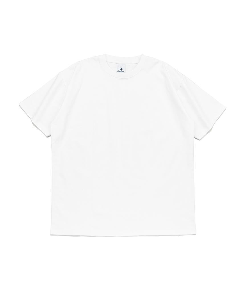 Leukeoseuteom The Essential 32S 2-Ply Plain Short Sleeve T-Shirt (White)