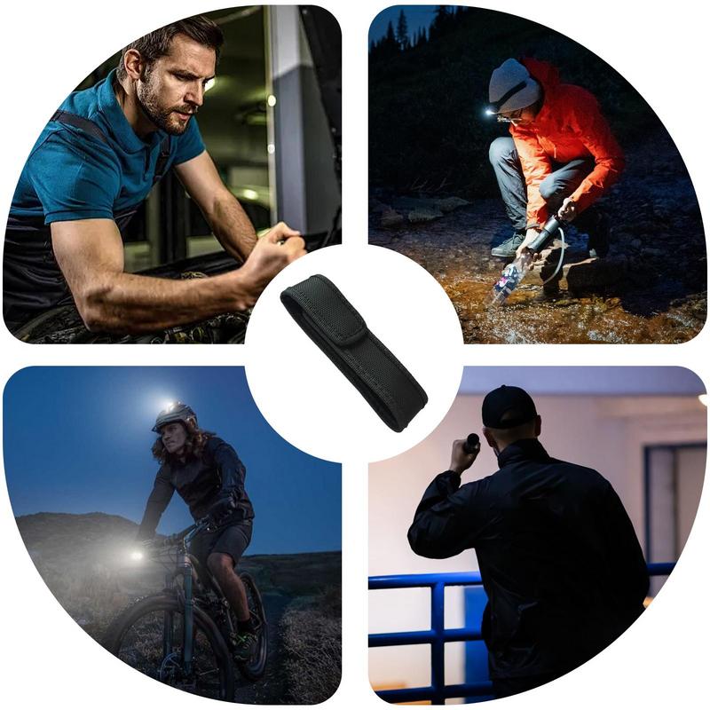 Belt Flashlight Holder Flashlight Holder Duty Belt Nylon Flashlight Pouch Light Carry Case Tool Carrier Gear For Enforcement