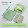 Portable Women's Oil-Control Loose Powder with Mirror & Oil-Absorbing Sheets
