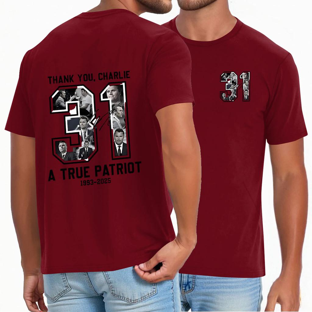 Men's Casual Daily Printed Top Round Neck T-shirt