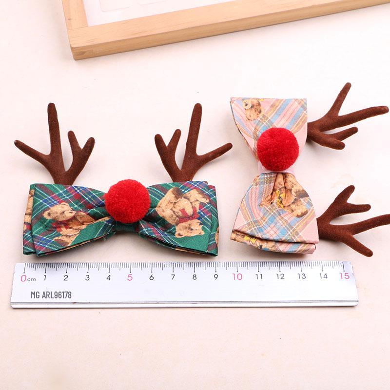 DIY WeihnachtsHaarspangen: Geweih-, Pailletten- und Schleifenverzierungen für Kinder