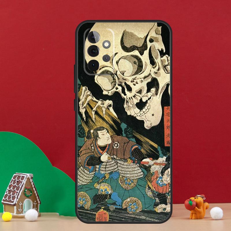 Japanese Ukiyo-e Art Case For Samsung Galaxy A17 A06 A16 A56 A36 A54 A34 A14 A52 A32 A13 A23 A33 A53 A15 A35 A55