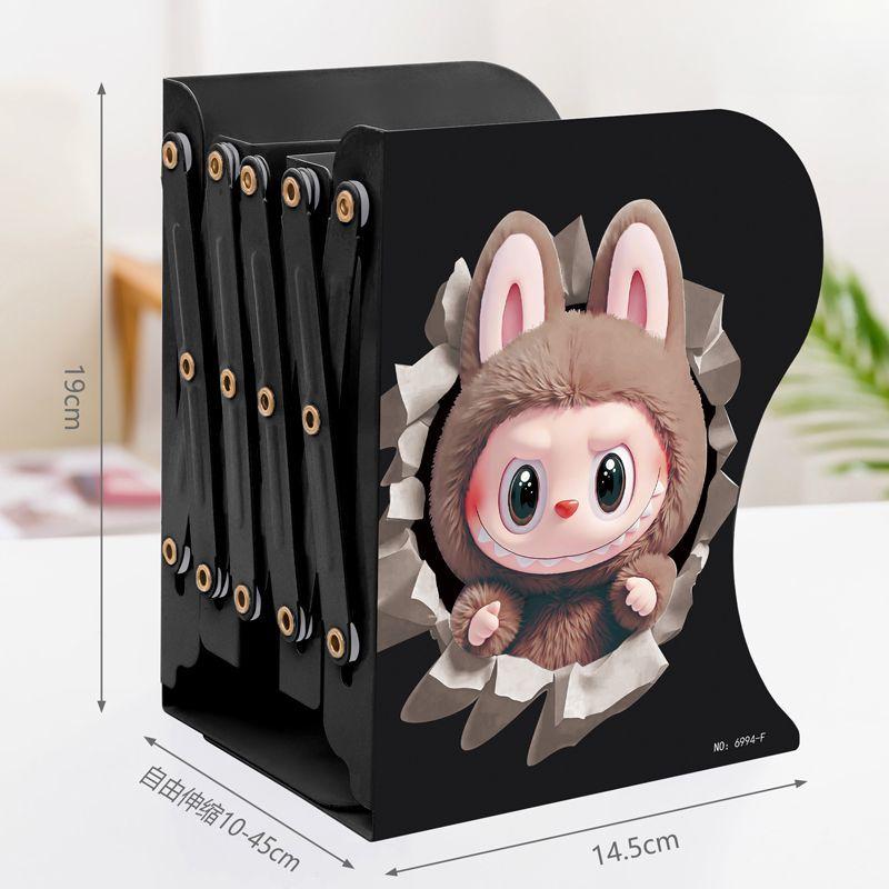 Extendable Bookstand, Thickened Bookshelf, Desktop Book Storage Rack, High School Student Baffle, Book Clip Folding and Fixed