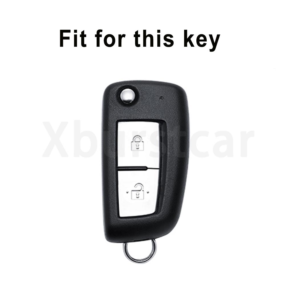2 Buttons Tpu Car Folding Key Case Cover For Nissan X-Trail Juke F15 Rogue Qashqai J11 Tiida Murano Maxima Quest Shell Protector