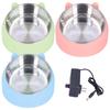 Cat Basin Pet Heating Bowl Nordic Stainless Steel To  Cervical Spine Constant Temperature Cat Food Bowl Pet Heating Bowl