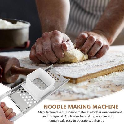 Pasta Cooking Tools Manual Noodle Maker Pasta Machine Makers Tools Steel Spaetzle Gadgets C0T1