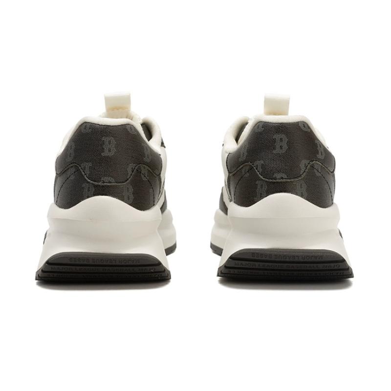 MLB Chunky Runner Slip Resistant Abrasion Resistant Low Top Casual Running Shoes Unisex Black White Sneakers 3ARNCRD4N-43BKS