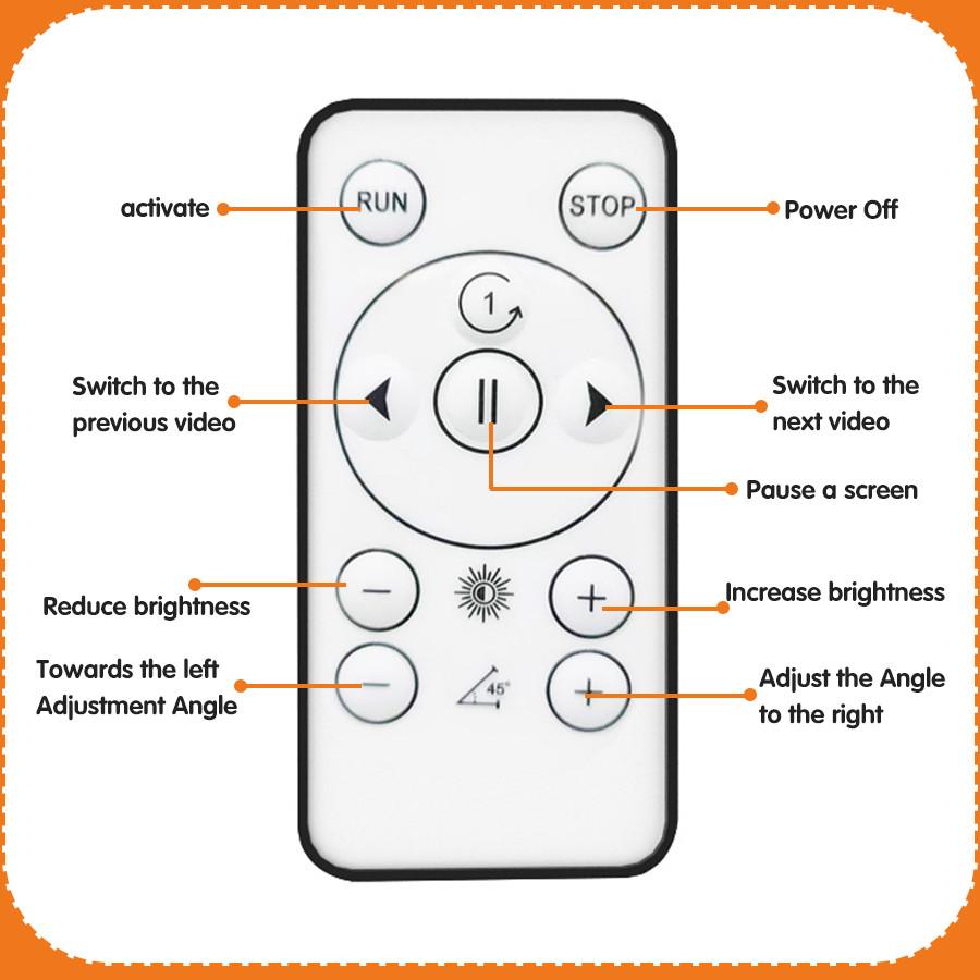 18W 3D Hologram Projector Fan Wifi Display Business Advertising Logo Light Holographic Lamp Projectors