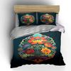 Colorful floral mandala pattern. Bedding sets Duvet cover sets Duvet covers Pillowcases(1 * Duvet Cover 2 * Pillowcases without duvet insert)