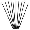 10pcs Wooden Diffuser Sticker 9.8in Aroma Diffuser Replacement Stick for Yoga Meditation Black