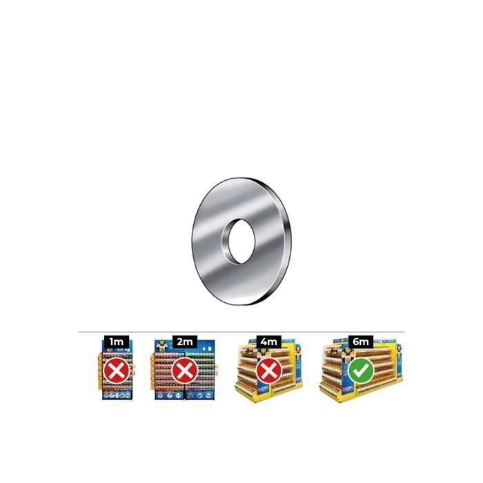 Rondelle Carrosserie - GENERIQUE - Din 9021 12 - Zinc - Plat - Boîte 100