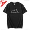 Happy La Linea Summer Casual T-Shirts Men Round Neck Graphic T Shirt Badum Linus Lineman Short Sleeve Tees Fashion Cotton Tops