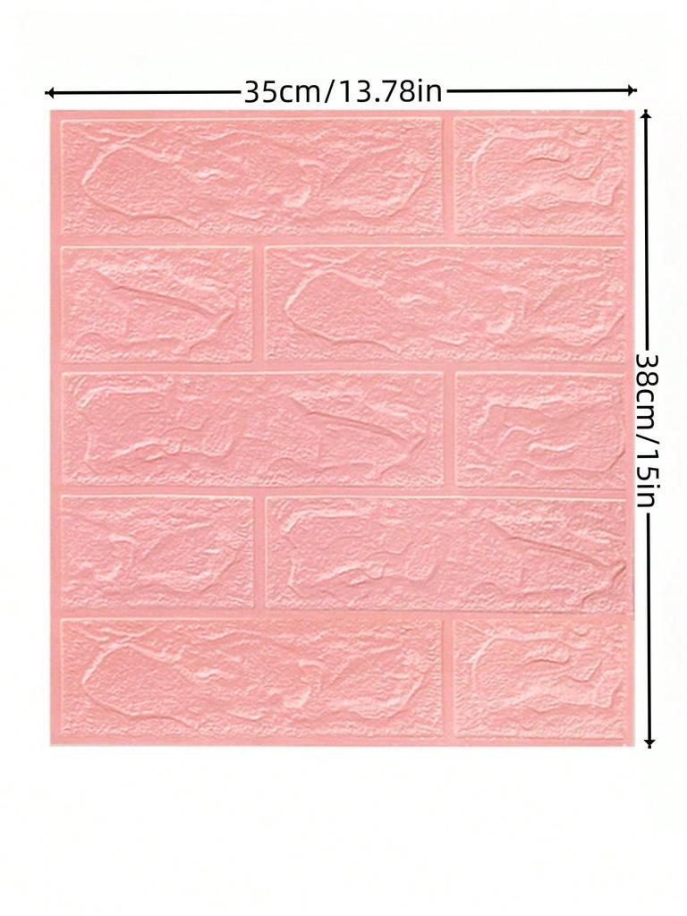 Home decoration supplies Wall decoration peel wallpaper brick detachable wallpaper peel paste self-adhesive 5 sheets 1 set