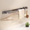 Cream Style Space Aluminum Towel Rack