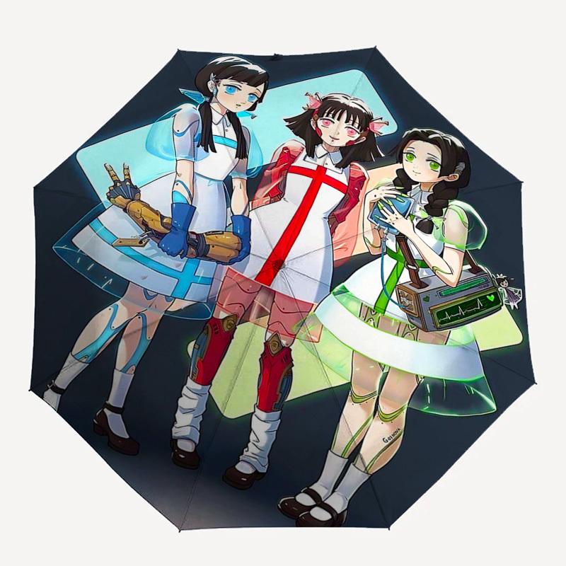 1pc Automagic Opening Umbrella Design Featuring Popular Anime Characters - Perfect for Outdoor Use, Travel, Daily Life, and Gift Giving!U038