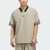 adidas Originals Basketball Warm Up Top Unisex Retro Streetwear AsiaFit Comfort Casual Sports Jacket Brown KA9350
