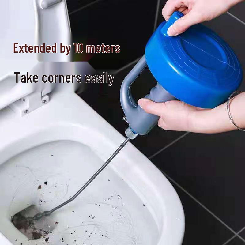 Electric Pipe Dredging Drill for Toilets, Kitchens, and Floor Drains