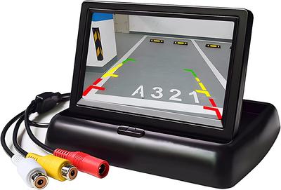 OBEST 4.3-inch Twin Monitor, 4 Systems, Video Input, Automatic Switching, 2 Screens, On-Dash Monitor, Sub-Monitor, Back Camera, Custom, /24V